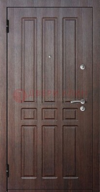 Простая металлическая дверь с МДФ МД-44 в Липецке