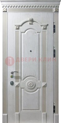 Белая дверь с МДФ ДМ-525 в Липецке