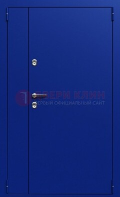 Синяя тамбурная дверь ДТМ-23 в Липецке