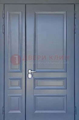 Темно-серая железная дверь с виноритом ДВТ-242 в Липецке