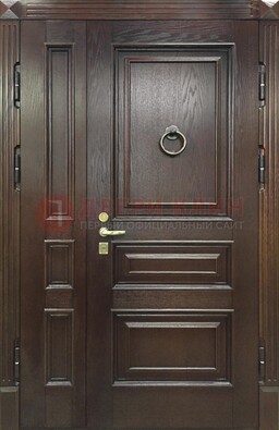 Полуторная металлическая дверь с виноритом ДВТ-253 в Липецке